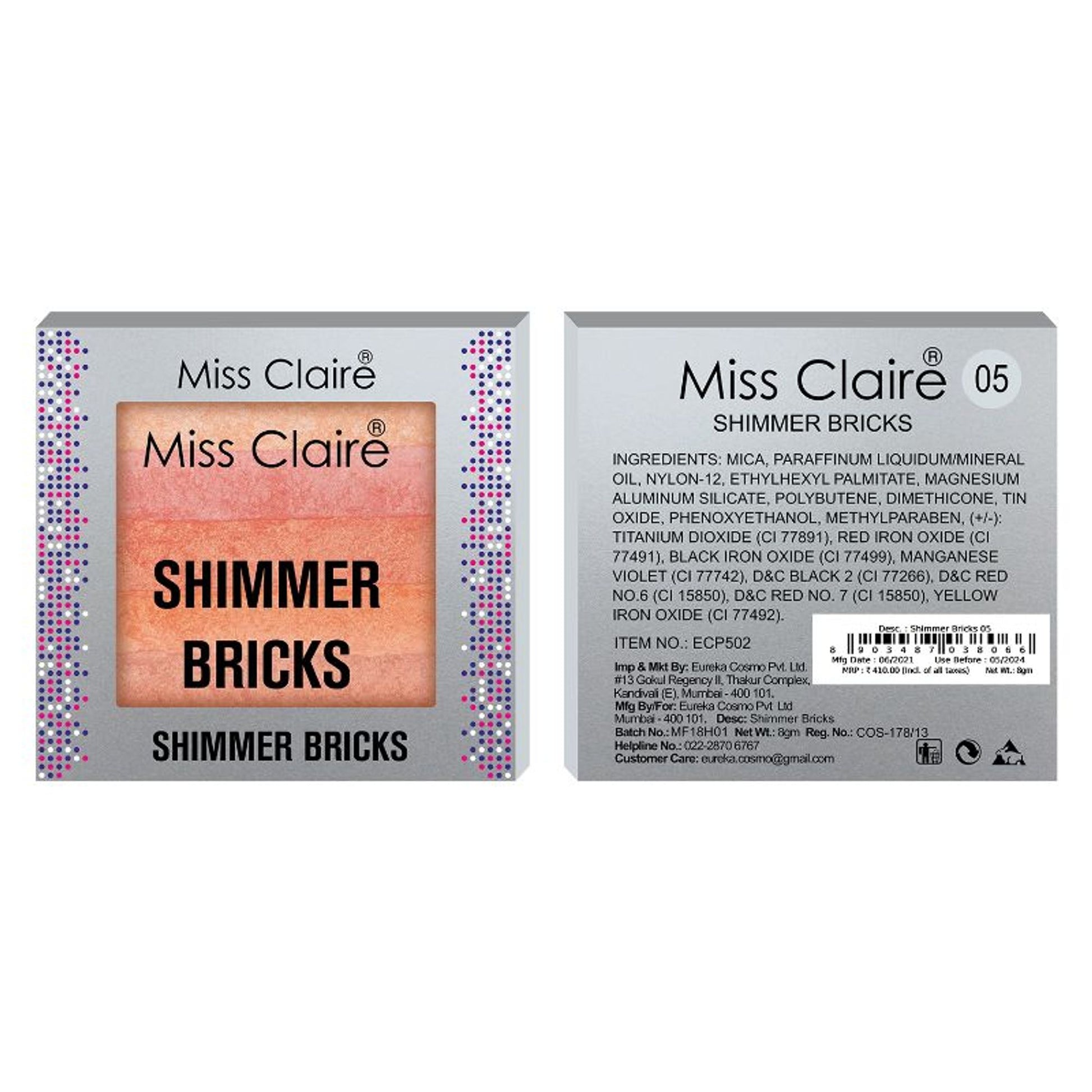 Miss Claire Shimmer Brick - 05 - Distacart