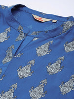 Thumbnail for Anouk Women Ethnic Motifs Printed Regular Kurta with Trousers - Distacart