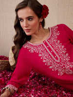 Thumbnail for Indo Era Women Floral Embroidered Thread Work Kurta