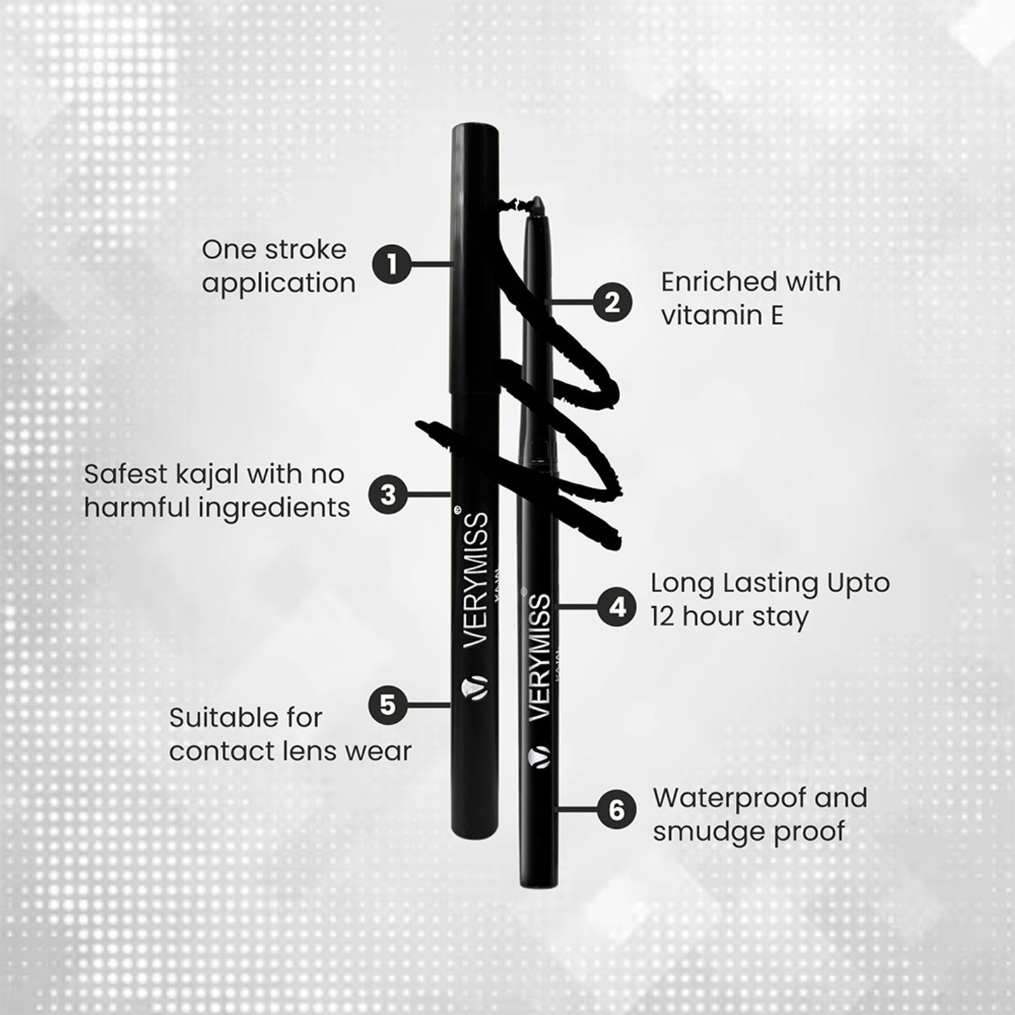 VERYMISS Intense Black Kajal - Distacart