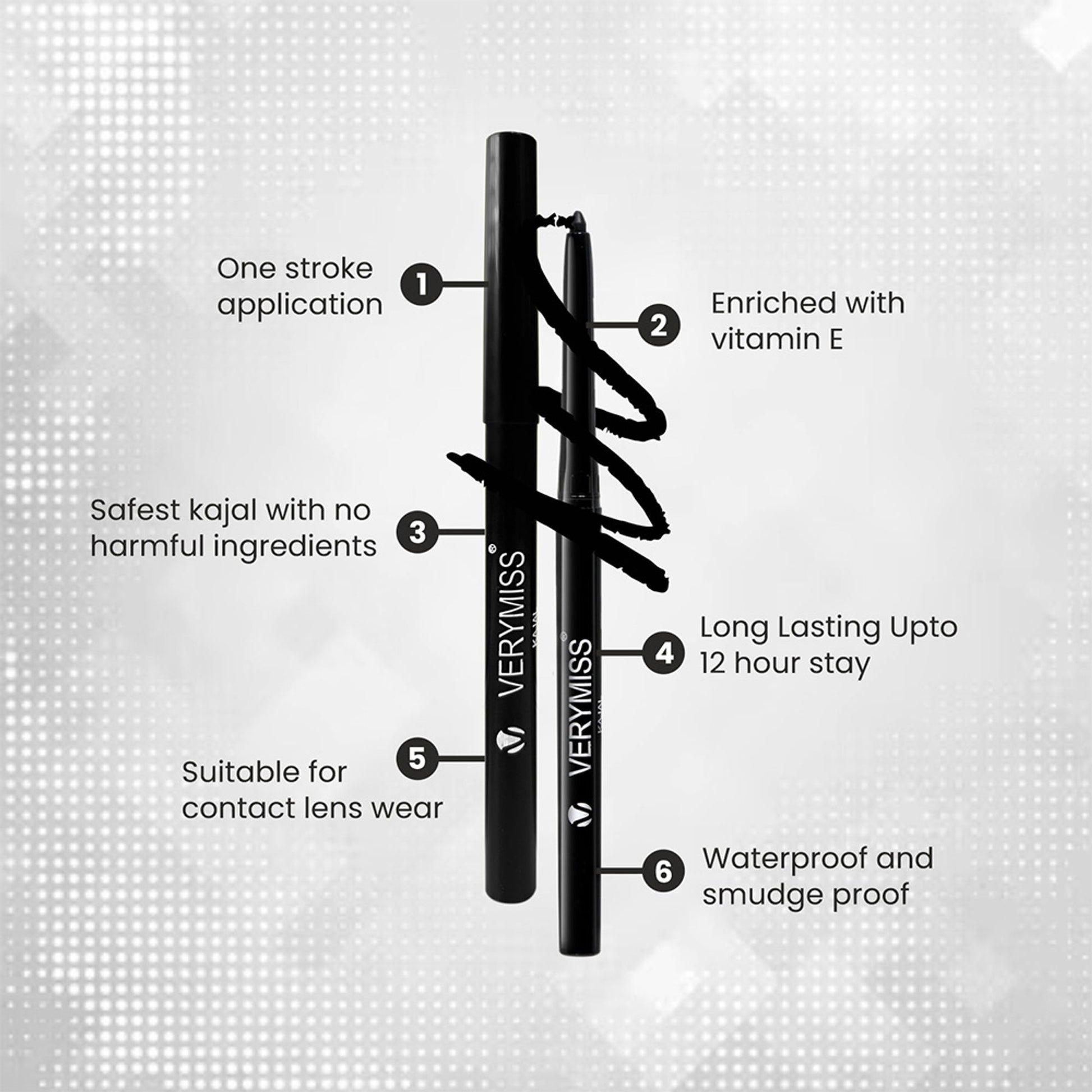 VERYMISS Intense Black Kajal - Distacart