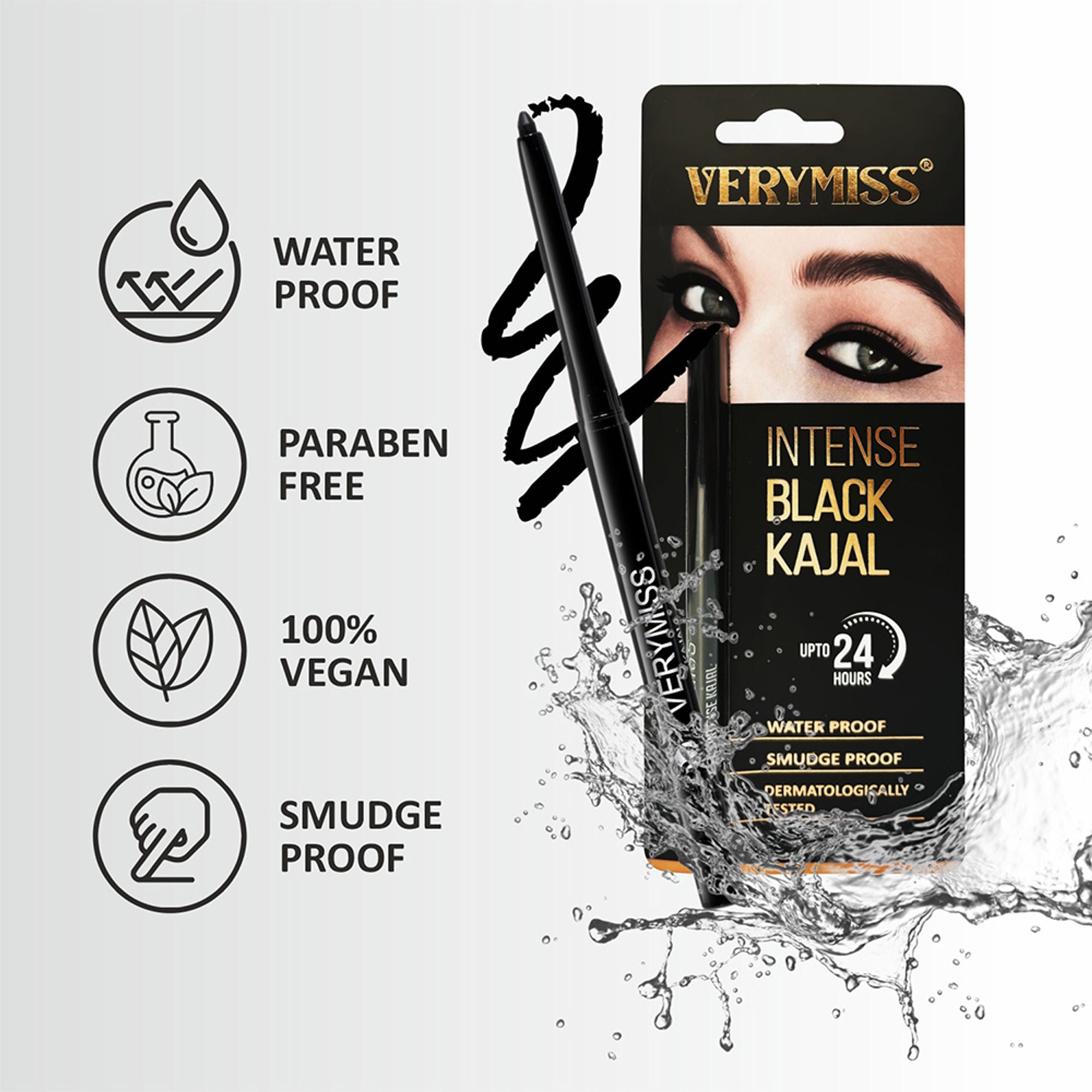 VERYMISS Intense Black Kajal - Distacart