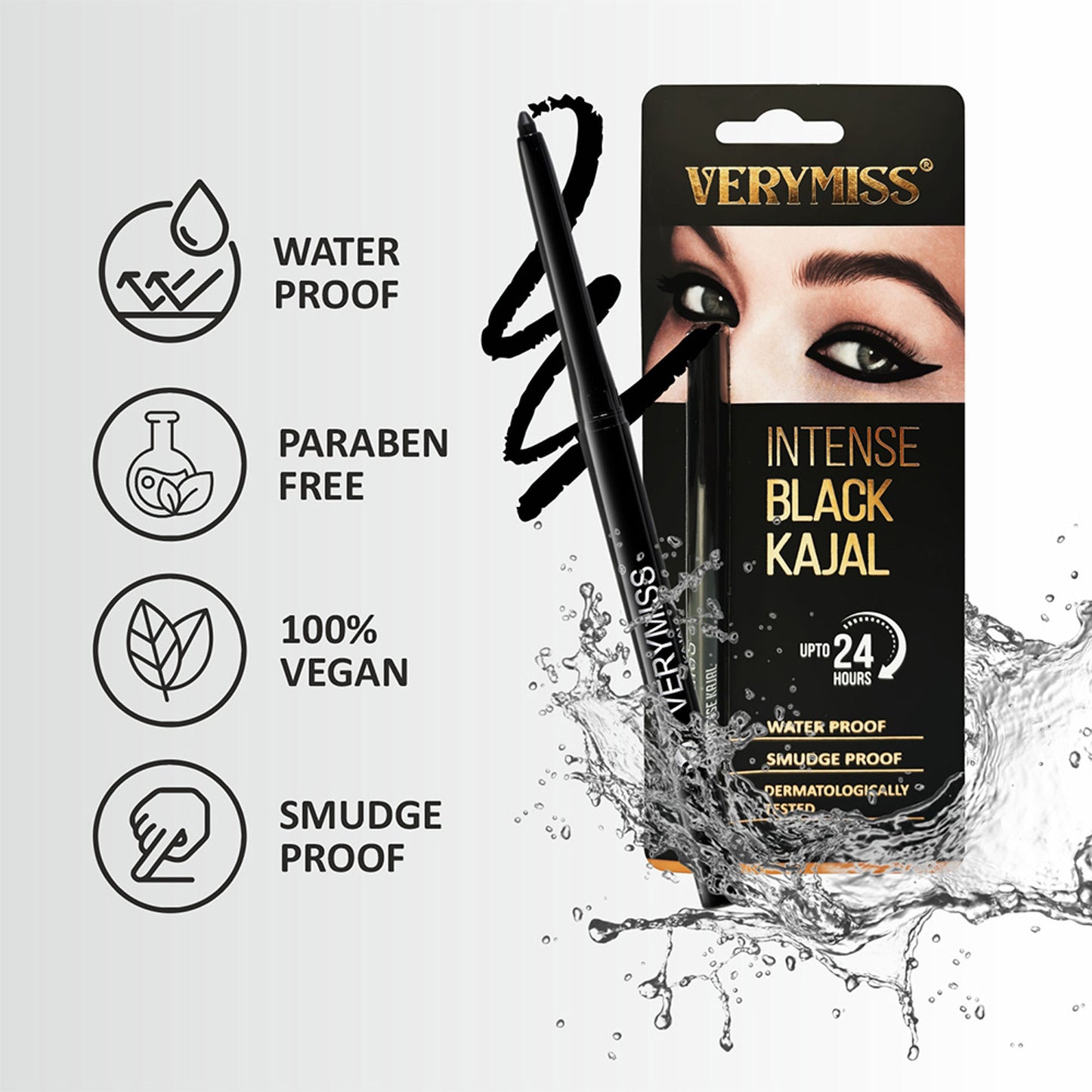 VERYMISS Intense Black Kajal - Distacart