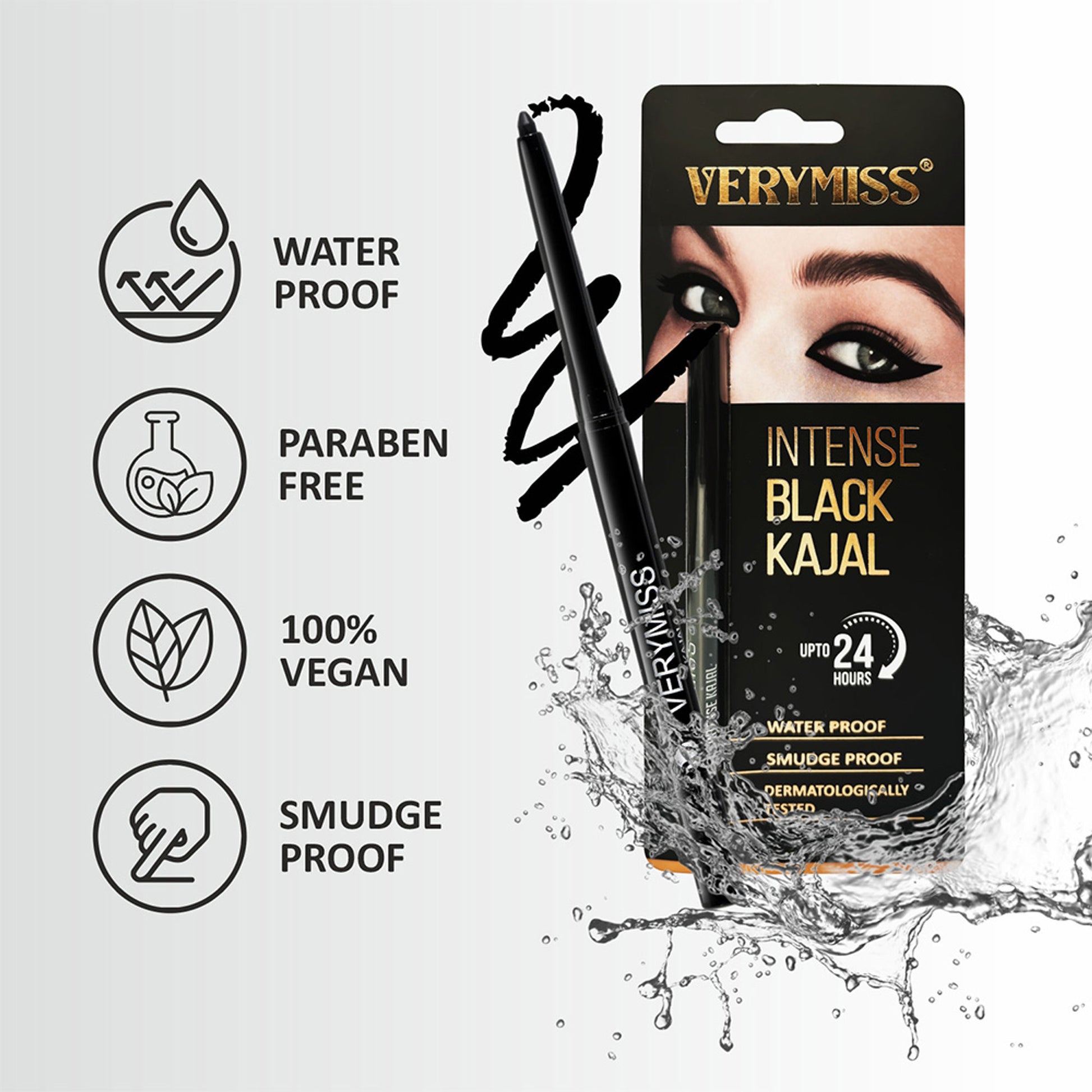 VERYMISS Intense Black Kajal - Distacart