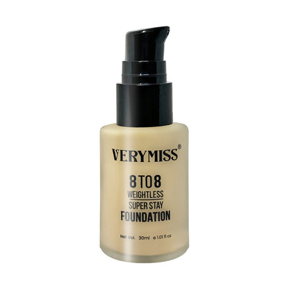 VERYMISS 8 To 8 Weightless Super Stay Foundation - 112 Natural - Distacart
