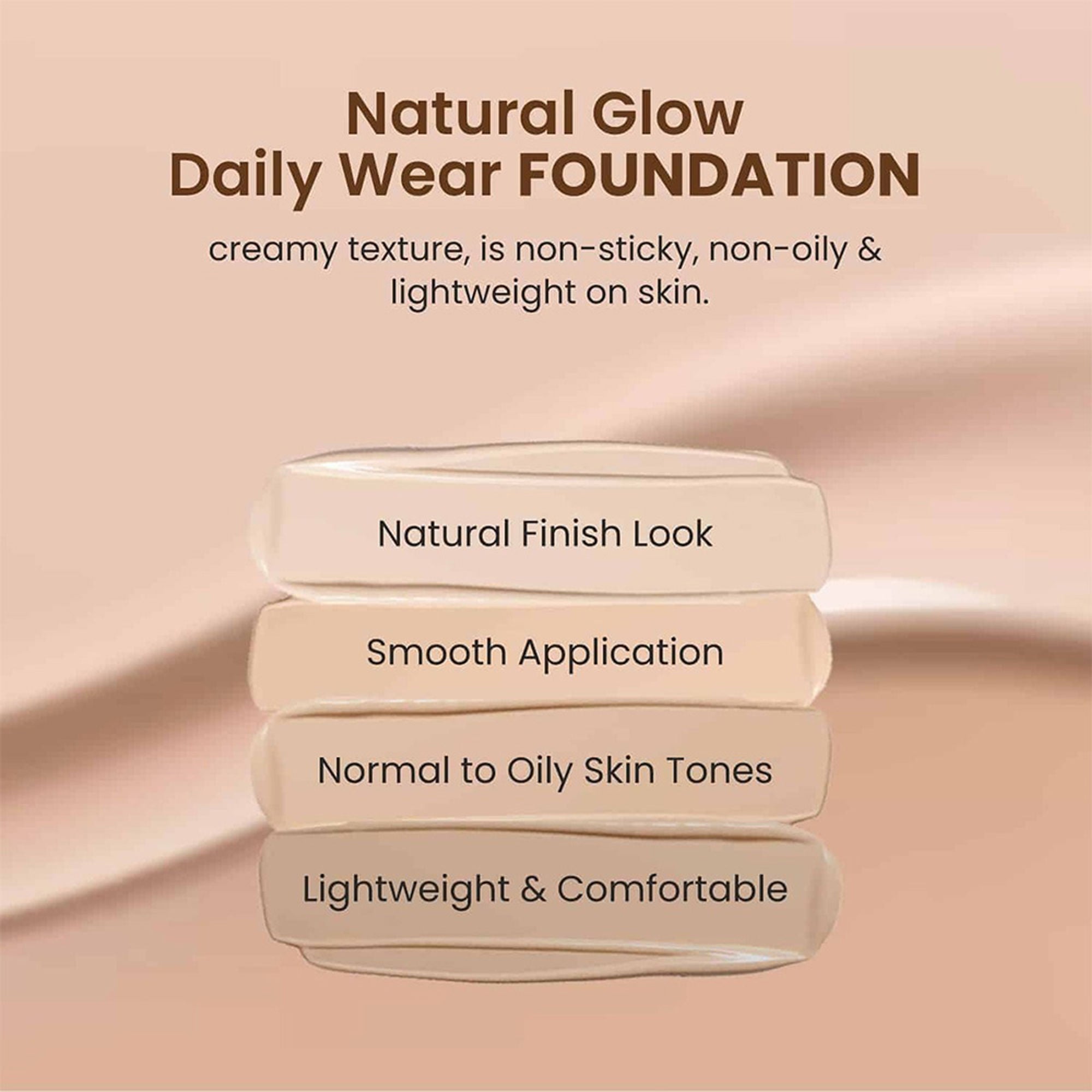 VERYMISS Natural Glow Daily Wear Foundation - 02 Light Beige - Distacart