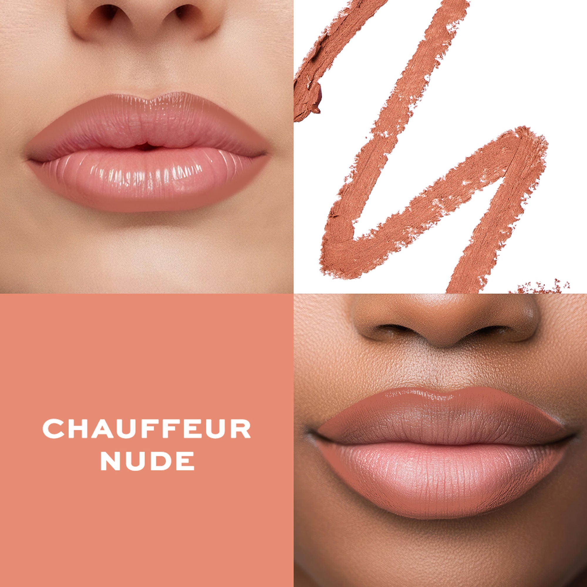 Makeup Revolution Satin Kiss Lip Liner - Chauffeur Nude - Distacart
