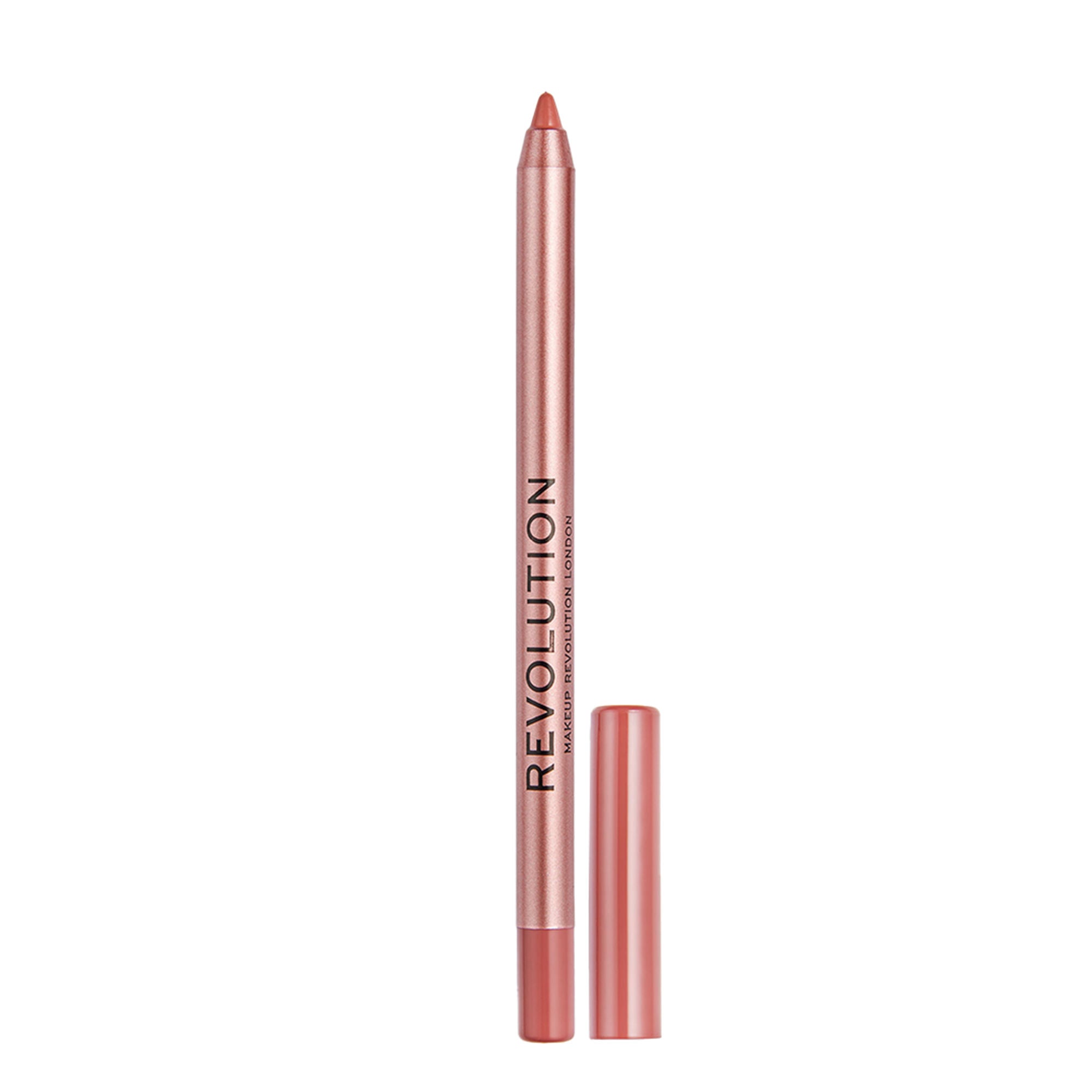 Makeup Revolution Satin Kiss Lip Liner - Chauffeur Nude - Distacart