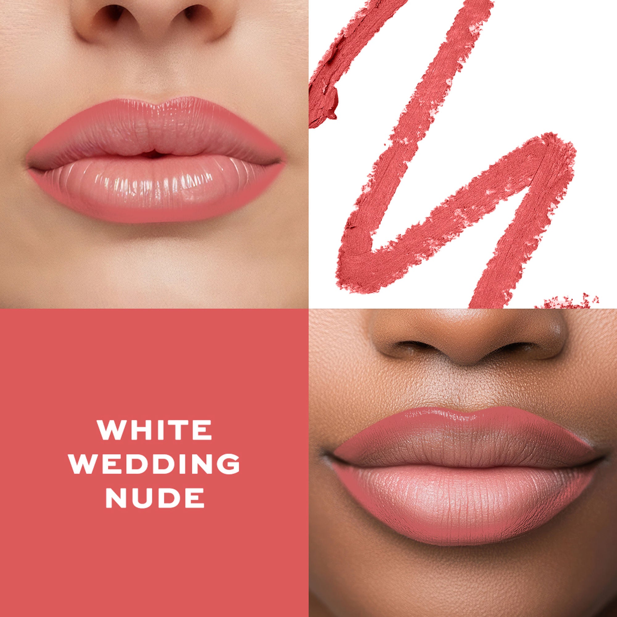 Makeup Revolution Satin Kiss Lip Liner - White Wedding Nude - Distacart