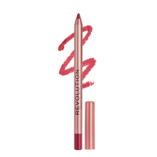 Makeup Revolution Satin Kiss Lip Liner - Muted Red