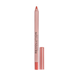 Thumbnail for Makeup Revolution Satin Kiss Lip Liner - Fling Deep Nude - Distacart