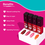 Thumbnail for Swiss Beauty CRAZE Bite Me Liquid Tint - 3 Baddie Berry - Distacart