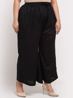Thumbnail for TAG 7 Women Mid Rise Ethnic Palazzos