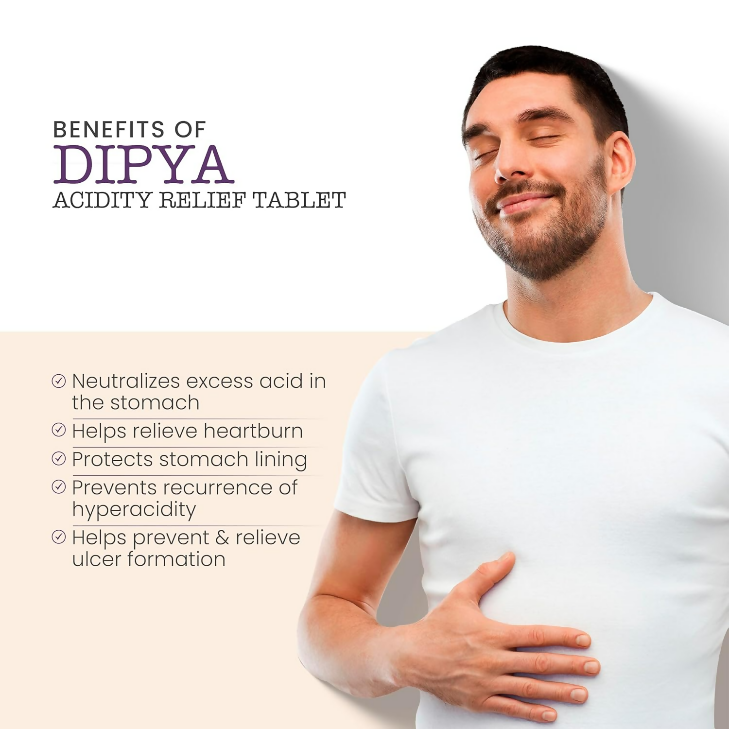 Vedistry Dipya Acidity Relief Tablets