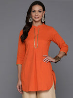 Thumbnail for Ahalyaa Women's Traditional Wear Tunic - Orange - Distacart