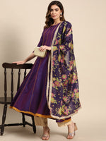 Thumbnail for All About You Women Keyhole Neck A-Line Kurta & Dupatta - Distacart