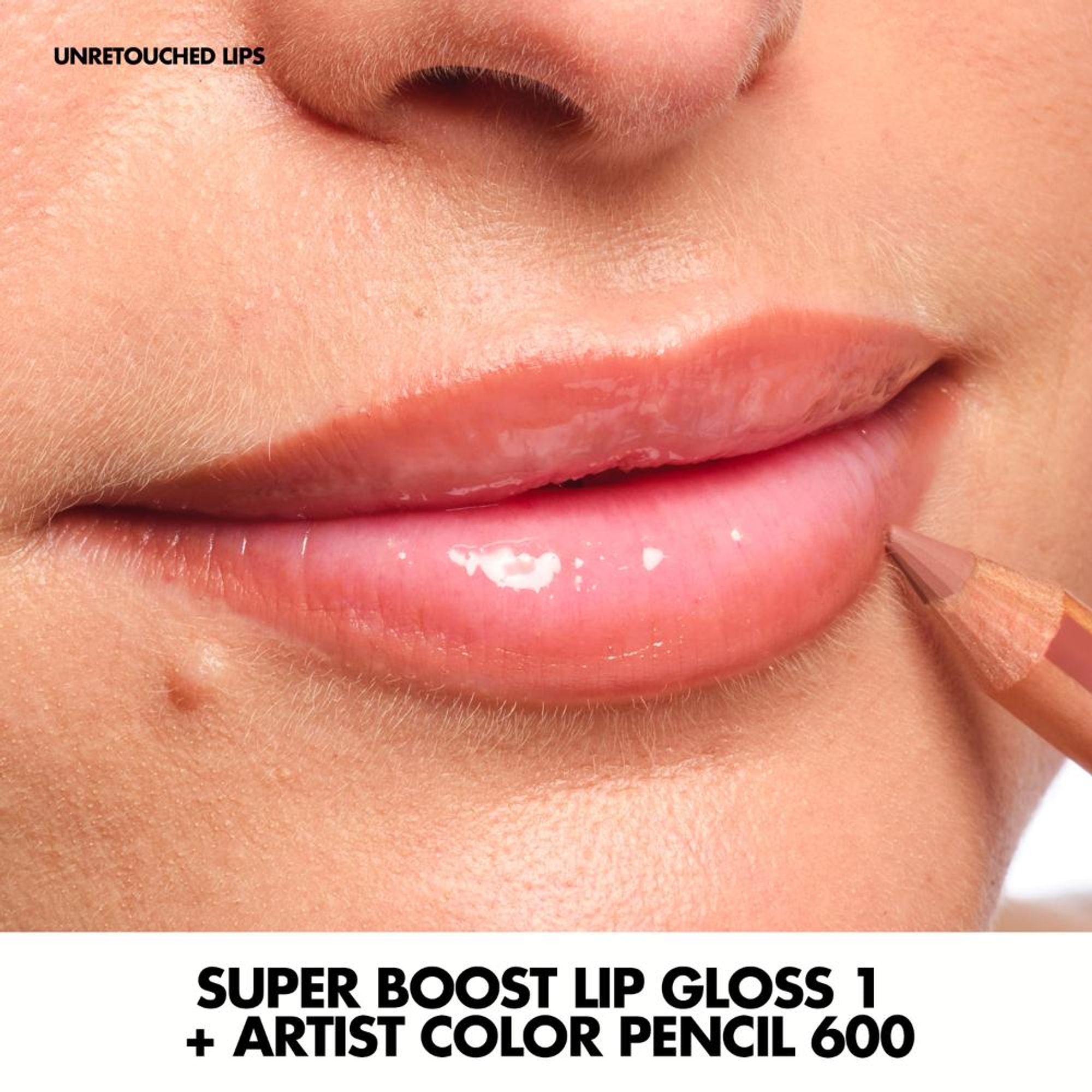 MAKE UP FOR EVER Super Boost Lip Gloss - 01 Crystal - Distacart