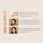 Thumbnail for Swiss Beauty Studio Finish Full Coverage Foundation - Ivory Fair - Distacart