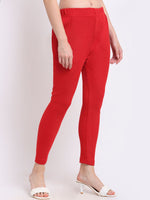 Thumbnail for TAG 7 Pack Of 2 Women Peach & Red Wool Leggings - Distacart