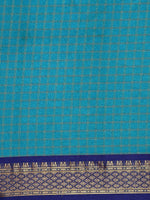 Thumbnail for Anouk Blue & Gold-Toned Woven Design Pure Silk Banarasi Saree - Distacart