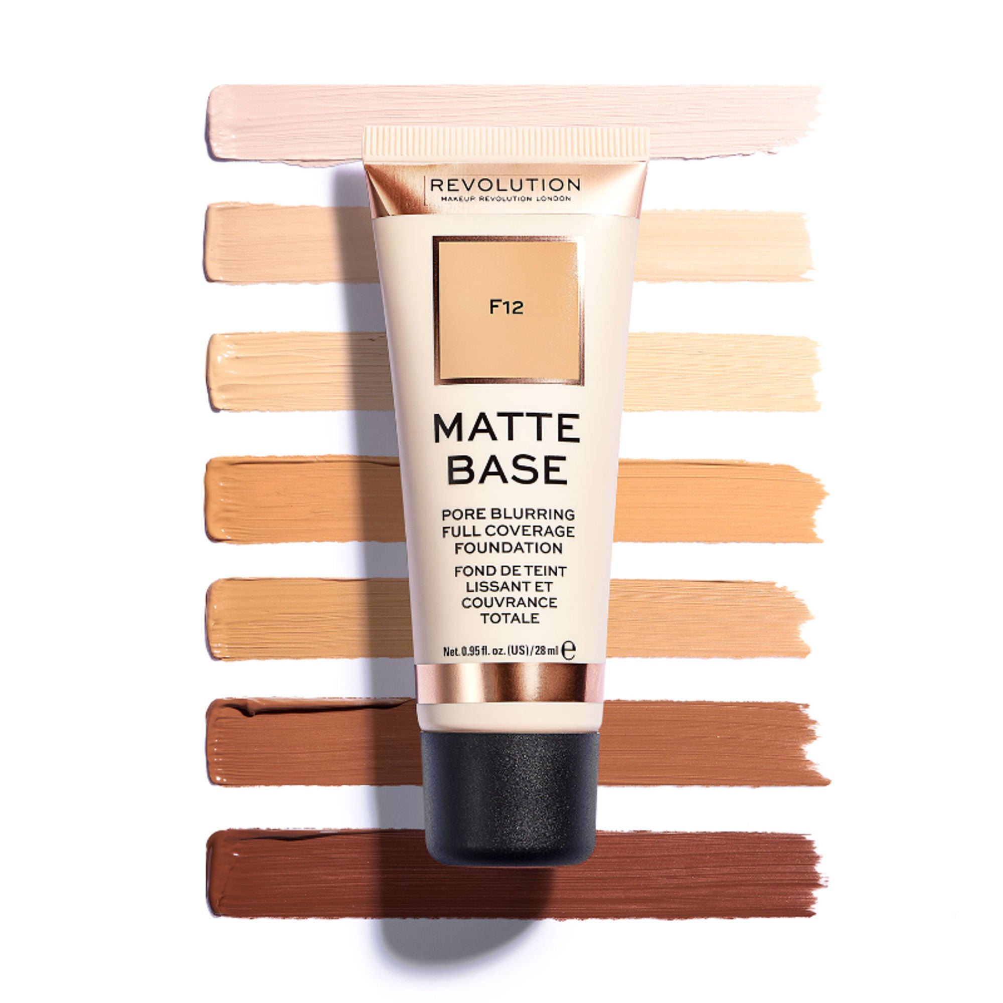 Makeup Revolution Matte Base Foundation - F6