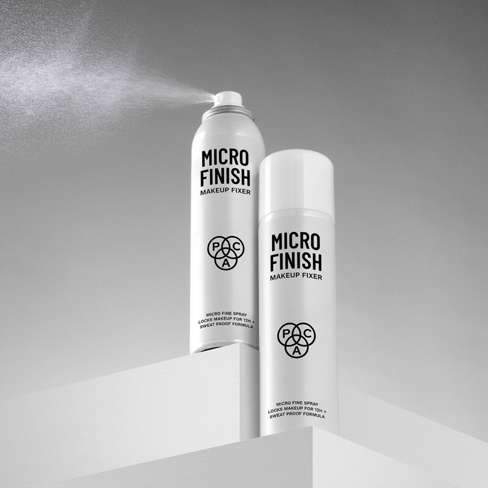 PAC Studio Micro Finish Makeup Fixer Spray - Quick Drying Microfine Mist, Longlasting Sweatproof Formula - Distacart