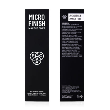 PAC Studio Micro Finish Makeup Fixer Spray - Quick Drying Microfine Mist, Longlasting Sweatproof Formula - Distacart