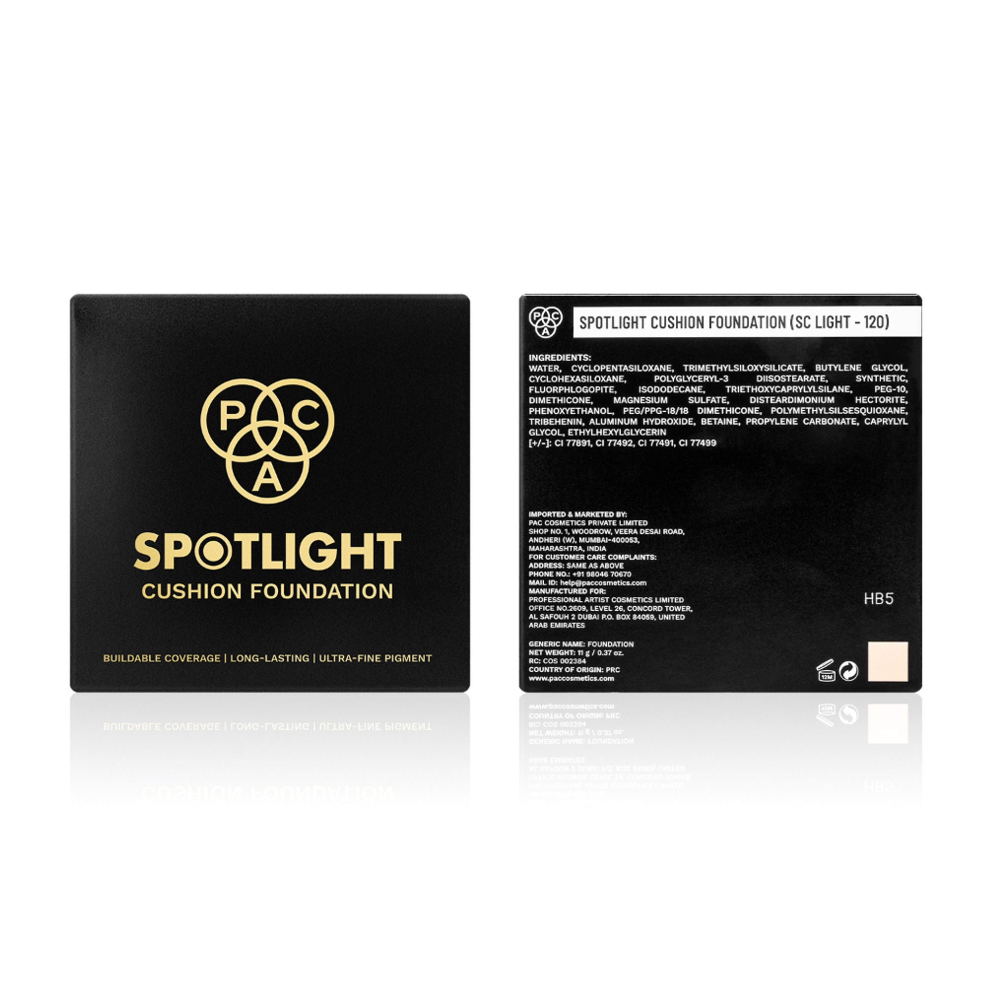 PAC Studio Spotlight Cushion Foundation - Sc Light 120 - Distacart