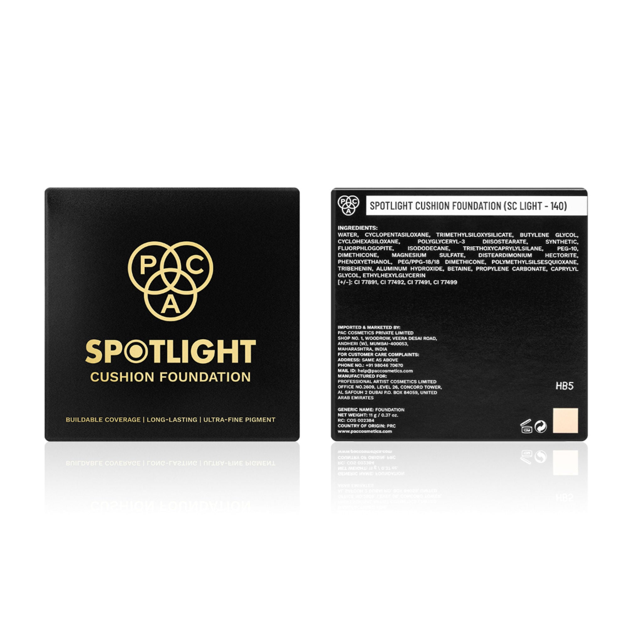 PAC Studio Spotlight Cushion Foundation - Sc Light 140 - Distacart