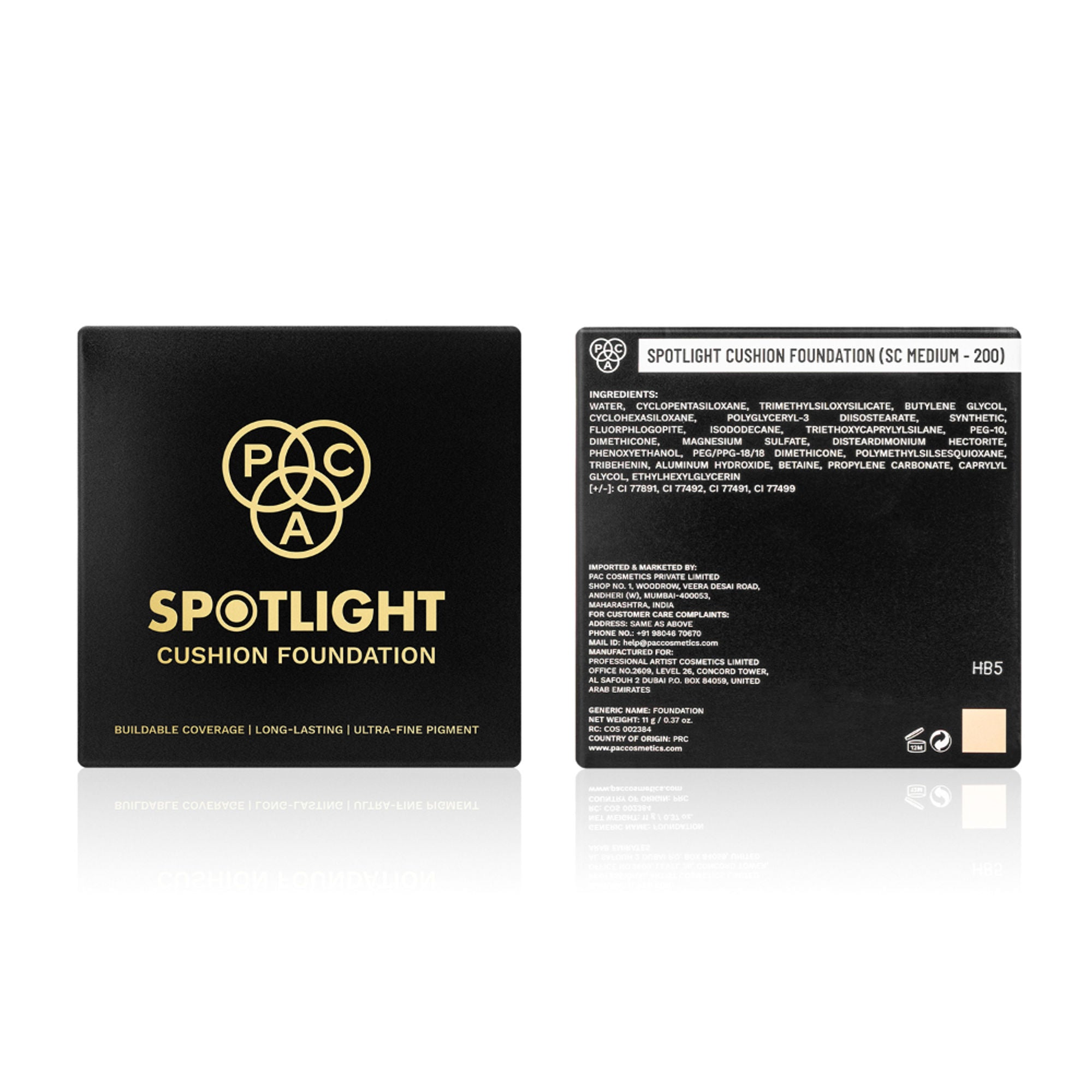 PAC Studio Spotlight Cushion Foundation - Sc Medium 200 - Distacart