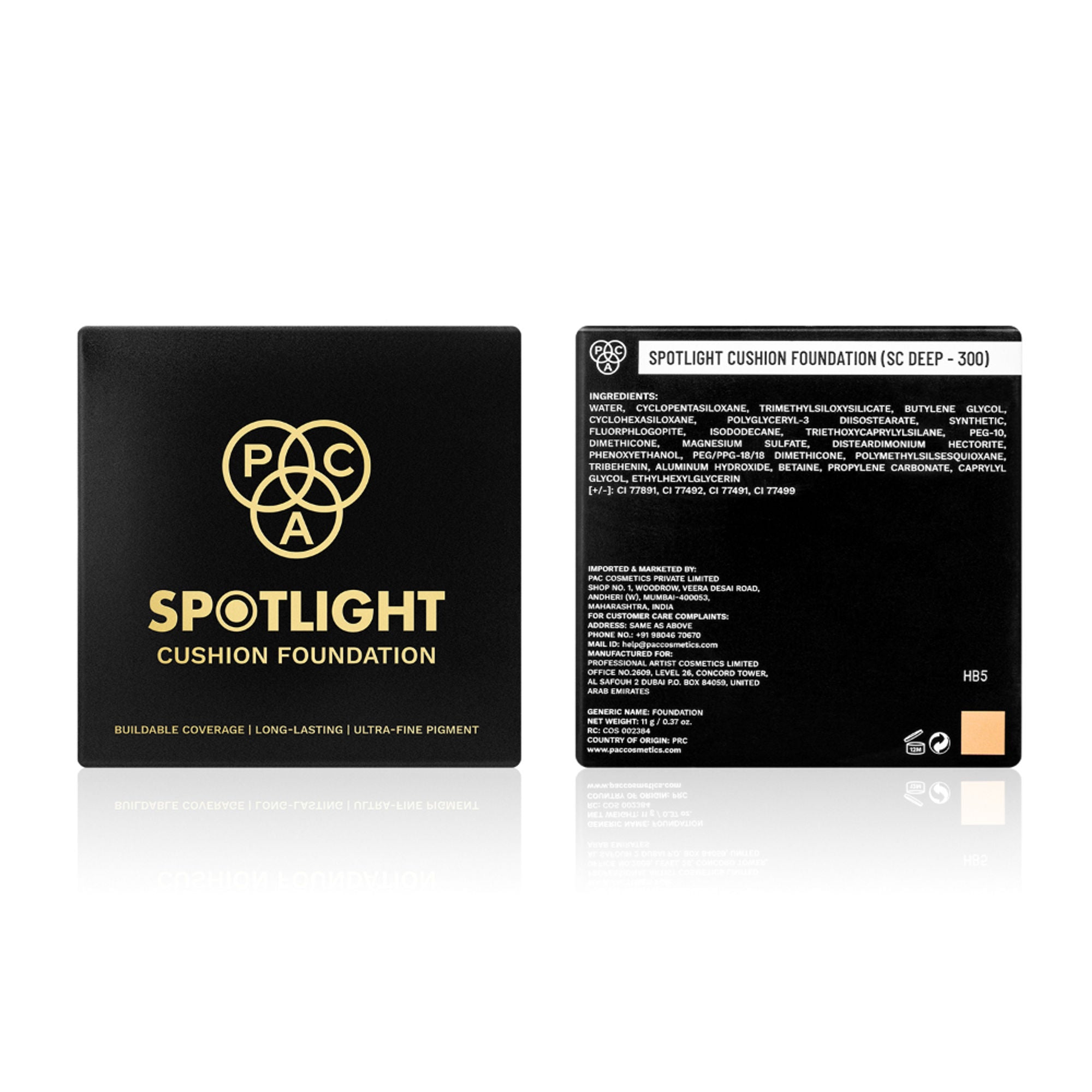 PAC Studio Spotlight Cushion Foundation - Sc Deep  300 - Distacart