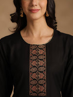 Thumbnail for Anouk Regular Printed Kurta with Trousers & With Dupatta
