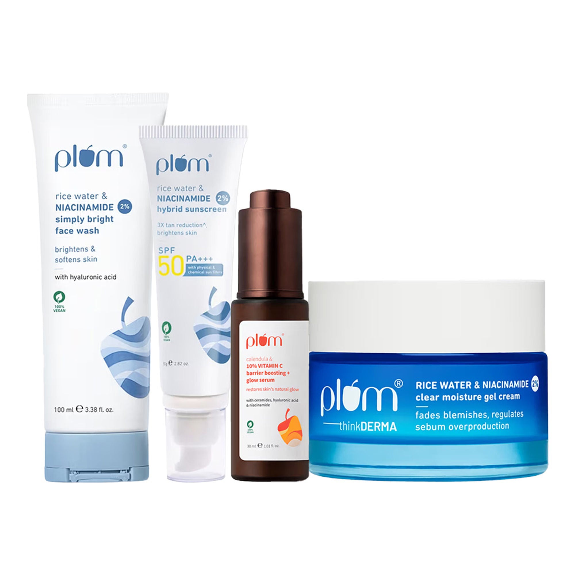 Plum Vitamin C & Niacinamide CSMS Combo for Bright, Blemish-Free, Glowing Skin