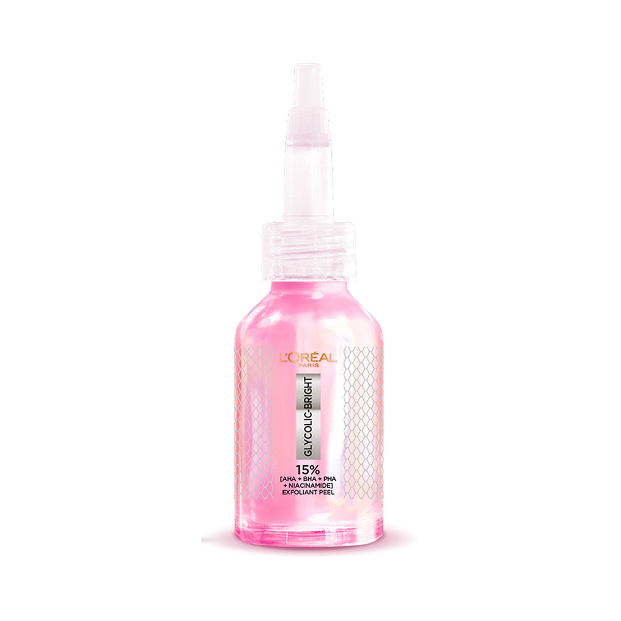 L'Oreal Paris Glycolic-Bright Anti Dark Spot Exfoliant Peel 15% Aha + Bha + Pha + Niacinamide - Dista