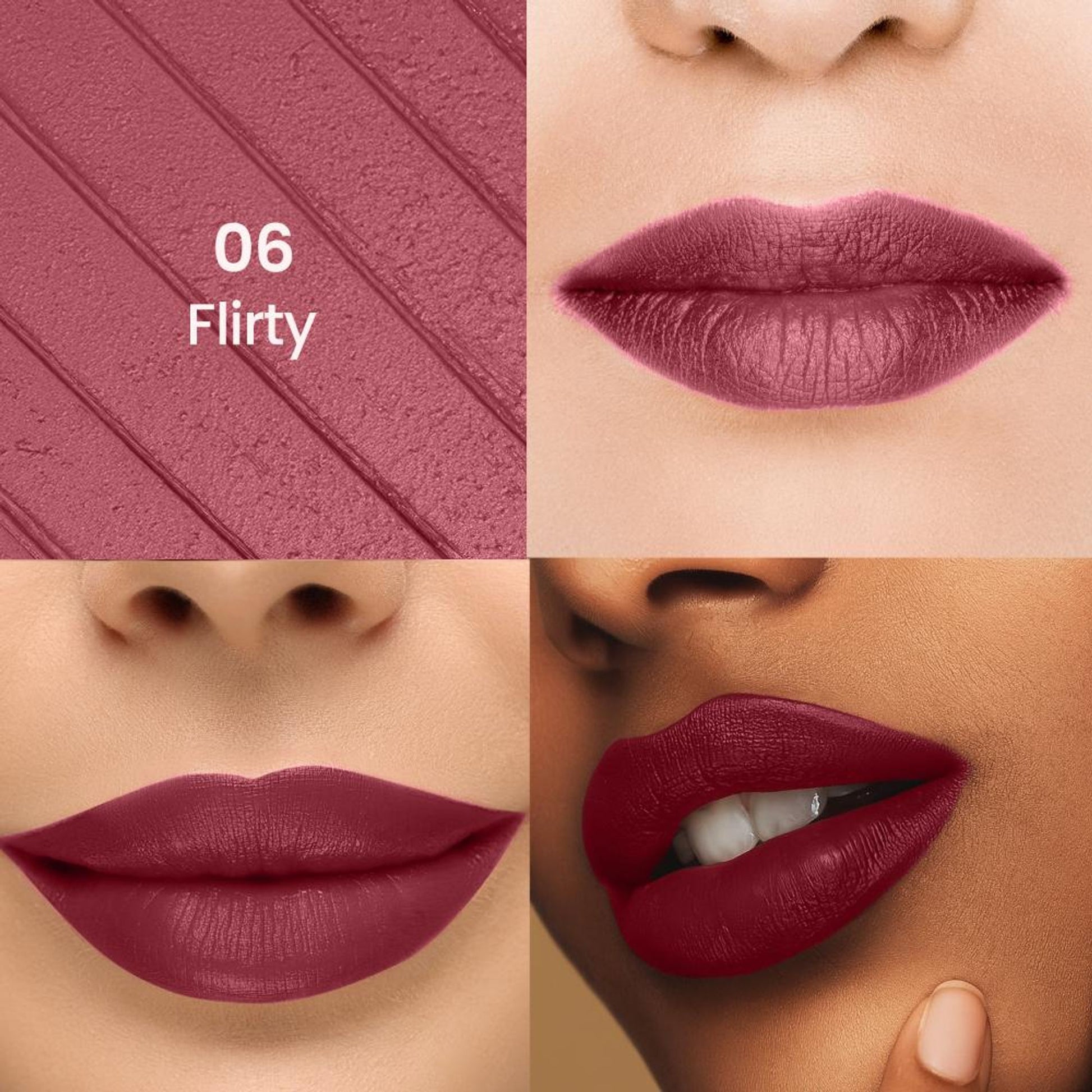 Swiss Beauty Stay All Day Lipstick - 06 Flirty - Distacart