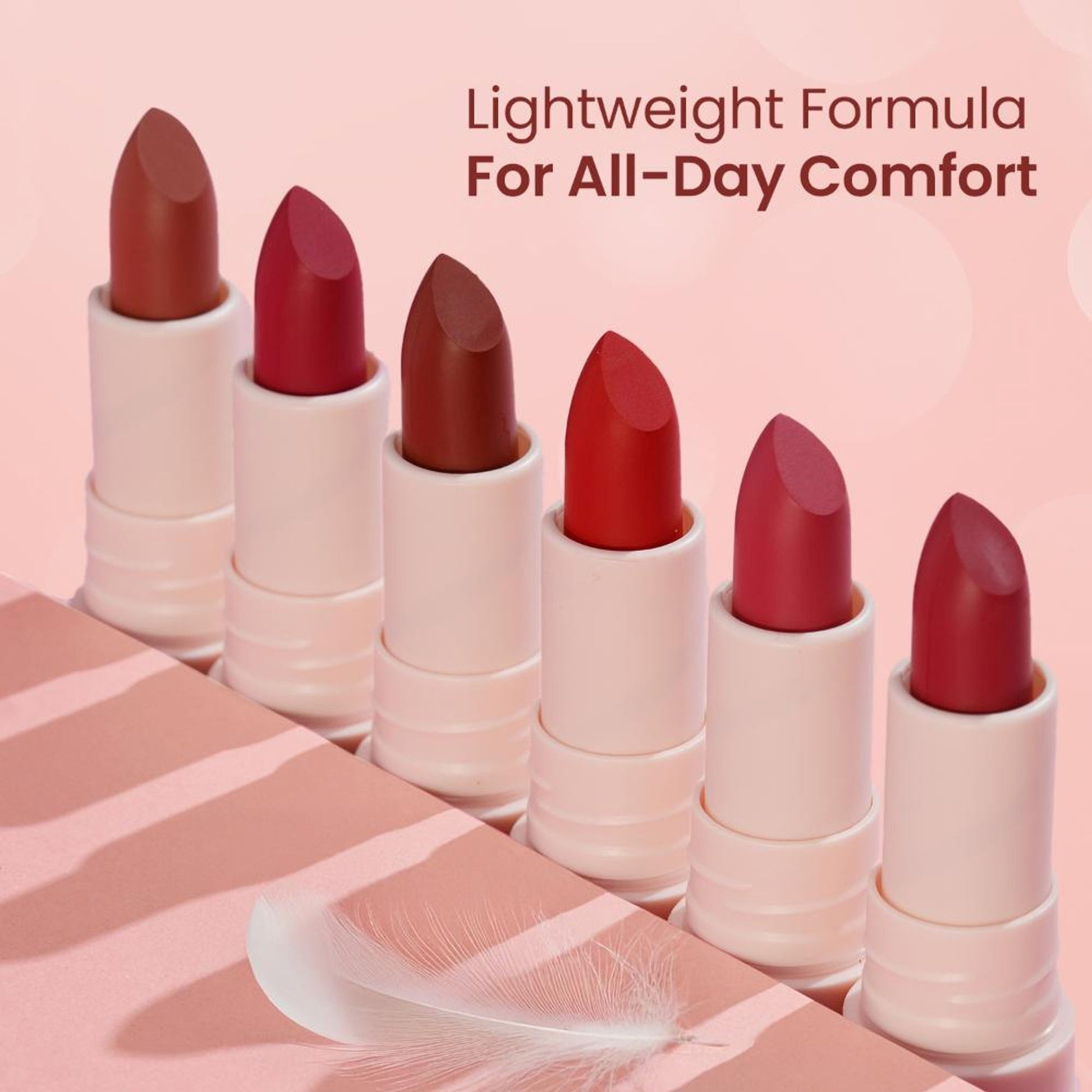 Swiss Beauty Stay All Day Lipstick - 06 Flirty - Distacart