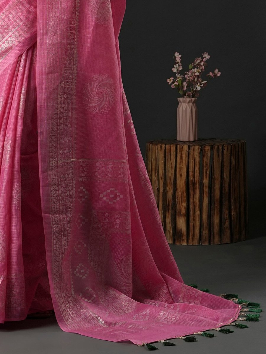 Anouk Ethnic Motifs Printed Zari Kota Saree - Distacart