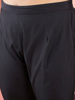 Thumbnail for Sztori Paisley Printed Round Neck Straight Kurta With Trouser & Dupatta - Distacart