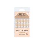 Thumbnail for shills professional reusable press on nails french oval spn713