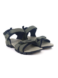 Thumbnail for Sparx Men Olive Green Solid Sports Sandals