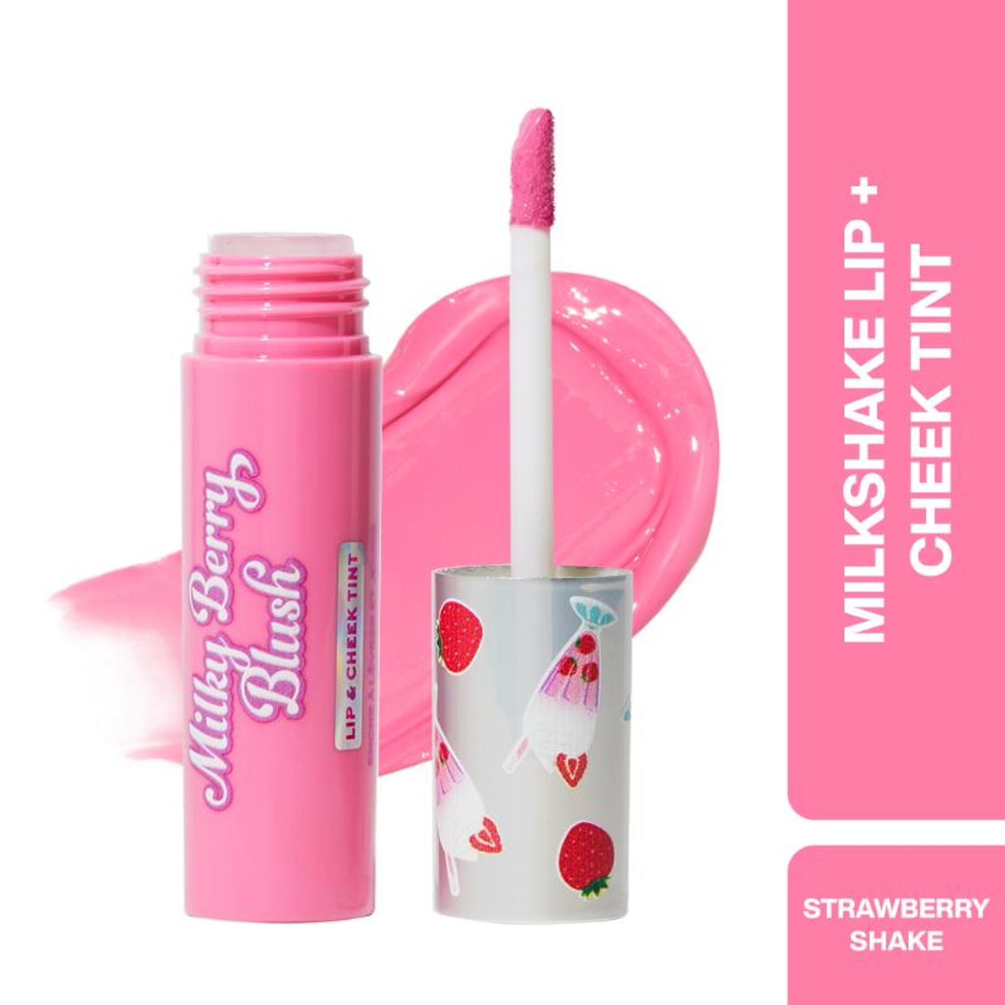 Makeup Revolution Milkshake Lip + Cheek Tint - Strawberry Shake