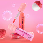 Thumbnail for Makeup Revolution Bubble Tea Milky Blush + Lip Tint - Lychee Love Pink
