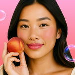 Thumbnail for Makeup Revolution Bubble Tea Milky Blush + Lip Tint - Poppin' Peach - Distacart