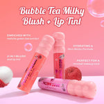 Thumbnail for Makeup Revolution Bubble Tea Milky Blush + Lip Tint - Oolong Nude - Distacart