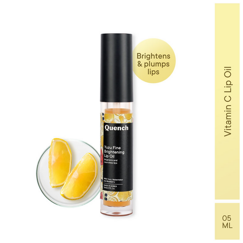 Quench Yuzu Citrus Brightening Lip Oil To Reduce Lip Pigmentation & Nourish Lips - Distacart