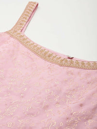 Thumbnail for Ahalyaa Women's Traditional wear Kurta Set - Pink - Distacart