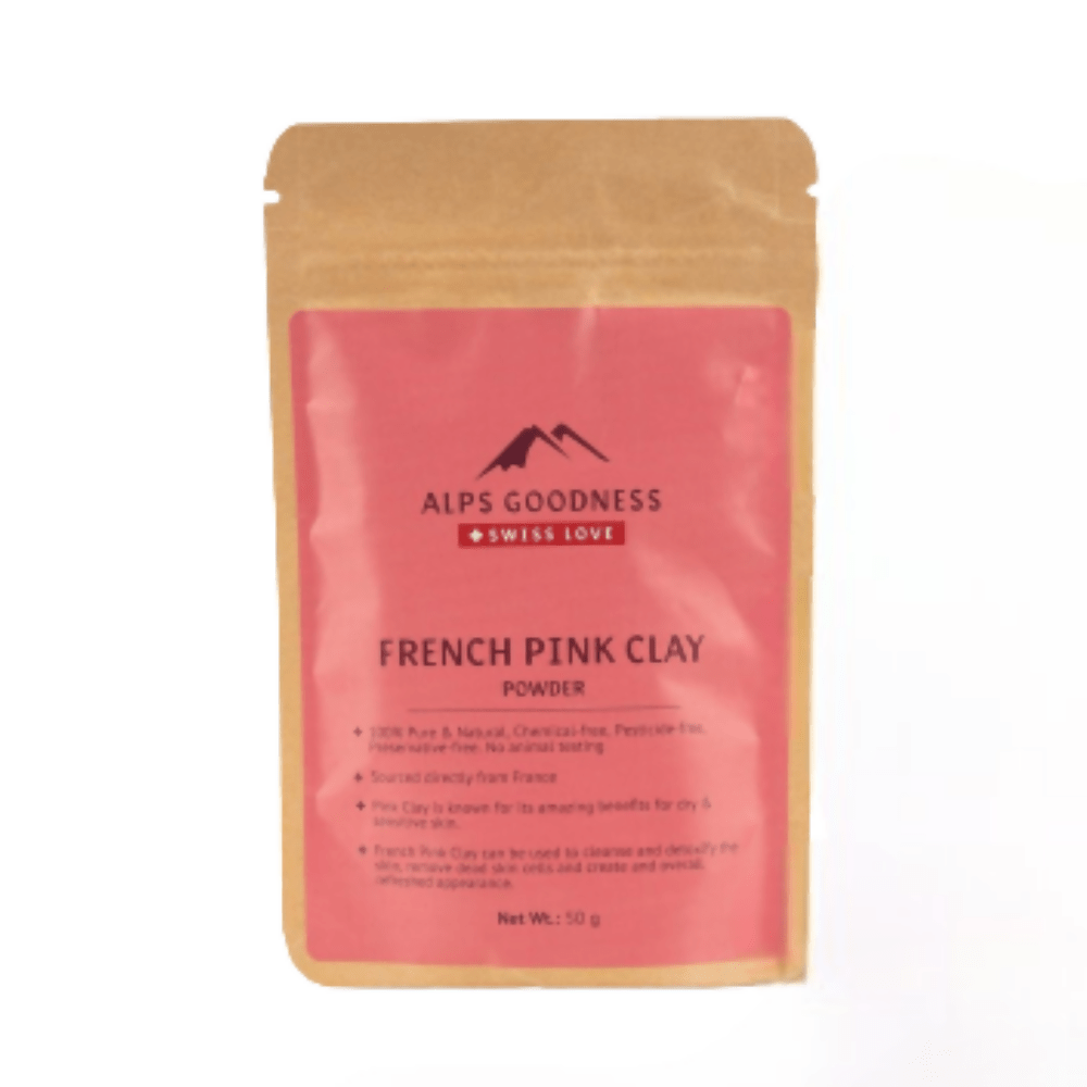 Alps Goodness French Pink Clay Powder - Distacart