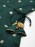 Thumbnail for Ahalyaa Women's Traditional wear Ethnic Dress - Green - Distacart