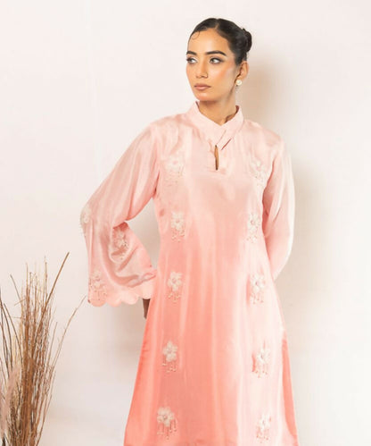 Timaraa Rose Whisper Pink Ombre Shaded Co-Ord Set - Dista