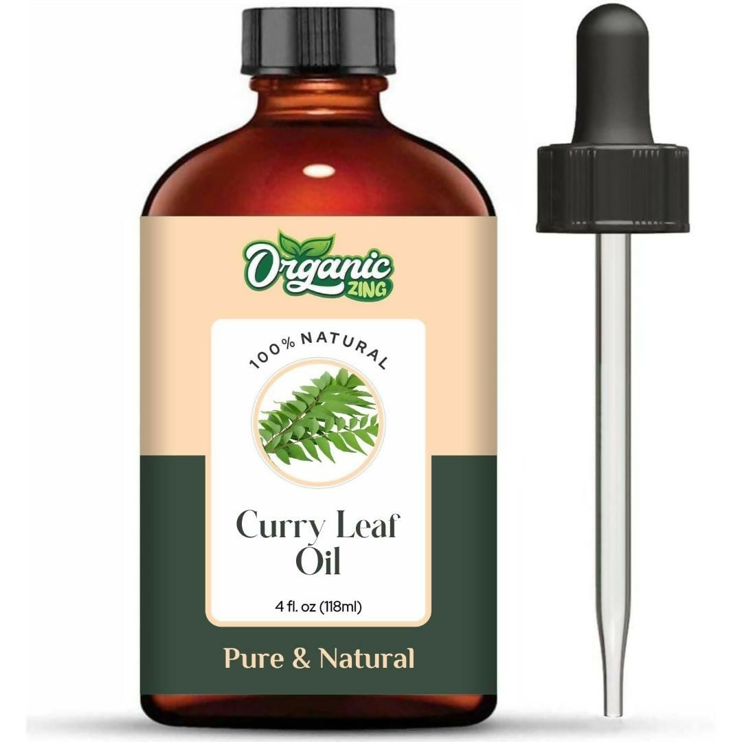 Organic Zing Curry Leaf Oil (Murraya koenigii) Oil - Distacart